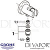 Grohe Relexa Shower Outlet Elbow Spares